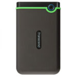 Transcend 2TB USB 3.1 Gen 1 StoreJet 25M3S SJ25M3S Rugged External Hard Drive TS2TSJ25M3S,Grey