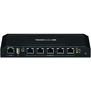 109.gif Ubiquiti TOUGHSwitch 5 Ports PoE Switch Managed Desktop (TS-5-POE) 24V Passive PoE