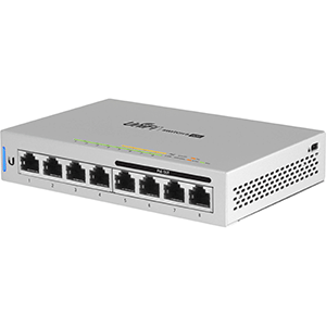 116-1.gif Ubiquiti Networks US-8 UniFi 8-Port Gigabit PoE Compliant Managed Switch
