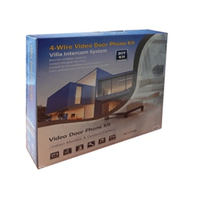 215.gif 4-Wire Video Door Phone Kit (Villa Intercom System)