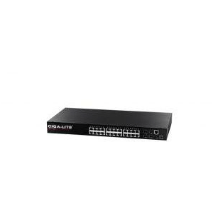 302.gif Gigalite Gigabit 24 port Web smart Switch with 4 SFP
