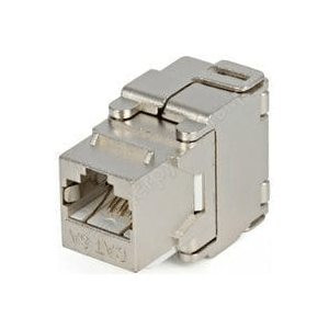 306.gif Giganet CAT6A Shielded RJ45 10G Keystone Jack, Tool-less, Die-Cast