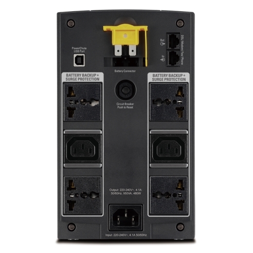 APC Back-UPS 950VA, 230V, AVR, Universal and IEC Sockets