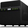 Synology-4-bay-NAS-DS420.jpg Synology 4 bay NAS DS420j (Diskless), 4-bay; 1GB DDR4